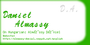 daniel almassy business card